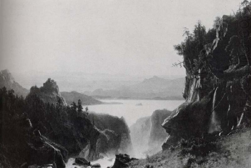Albert Bierstadt Island Lake,Wind River Range china oil painting image